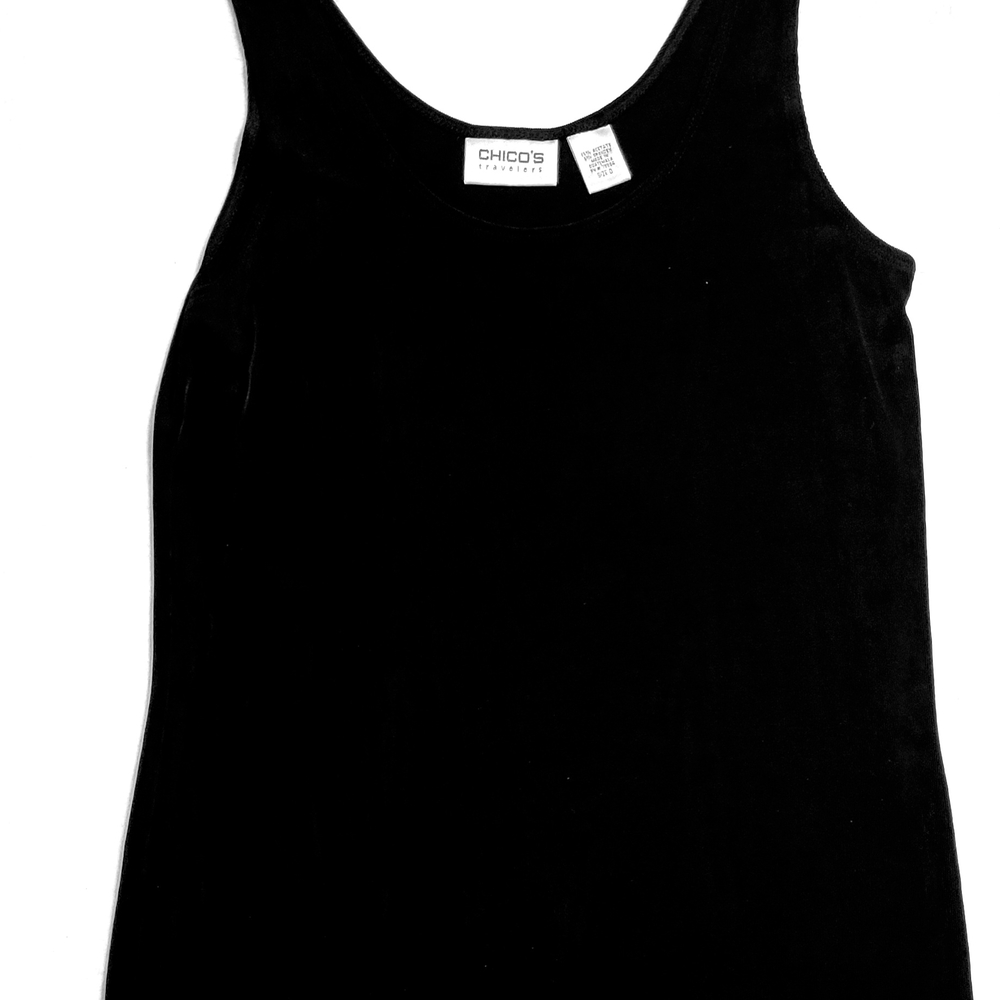 Chico's Black Sleeveless Top